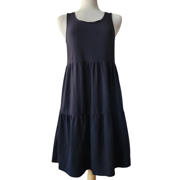 Frye Dresses & Skirts - Frye Tiered Sleeveless Sundress Inseam Pockets Women's Size S Black